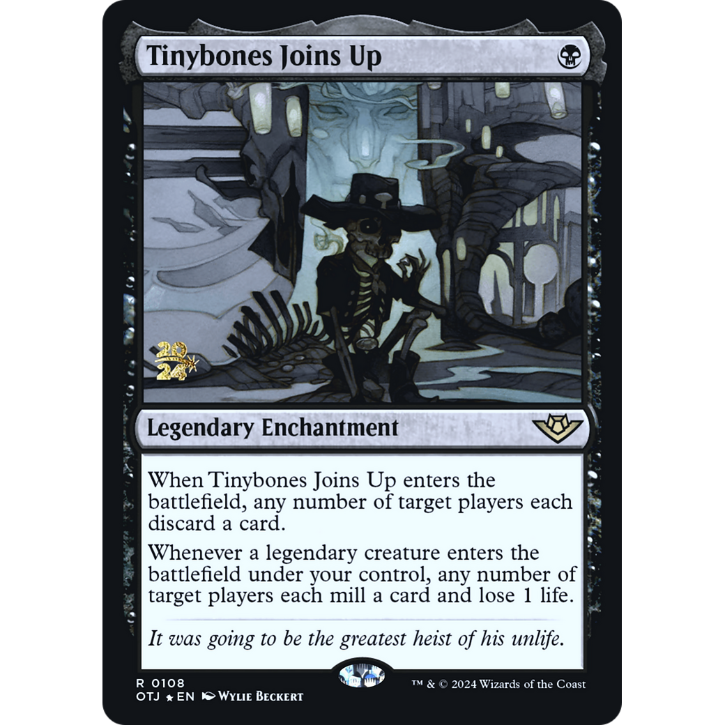 Tinybones Joins Up (PRE-108S) - Outlaws of Thunder Junction Promos Foil
