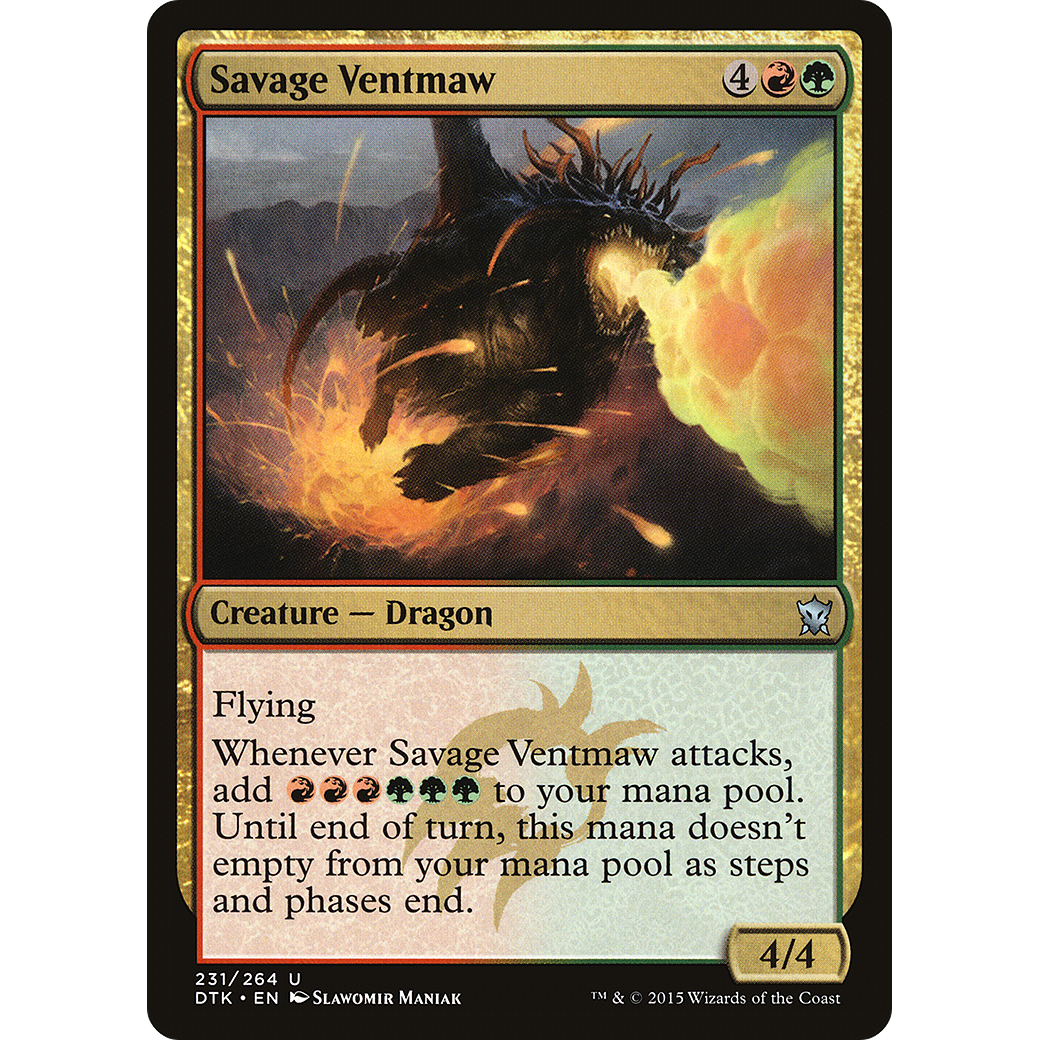 Savage Ventmaw (DTK-231) - Dragons of Tarkir Foil