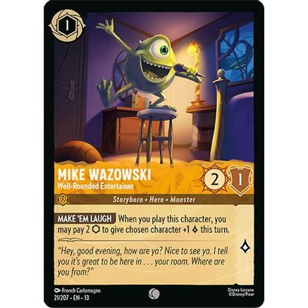 Mike Wazowski - Well-Rounded Entertainer (21/207) - Attack of the Vine