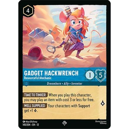 Gadget Hackwrench - Resourceful Mechanic (145/204) - Wilds Unknown