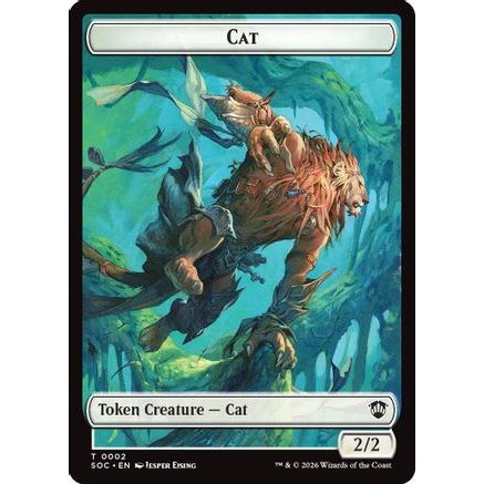 Cat // Inkling (0022) Double-Sided Token (SOC-2 // 22) - Commander: Secrets of Strixhaven