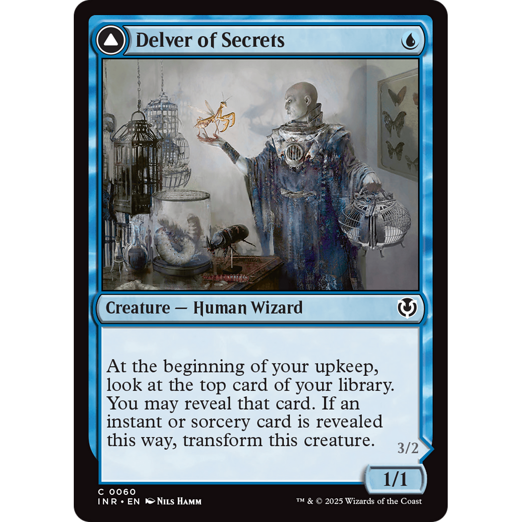 Delver of Secrets // Insectile Aberration (INR-060) - Innistrad Remastered