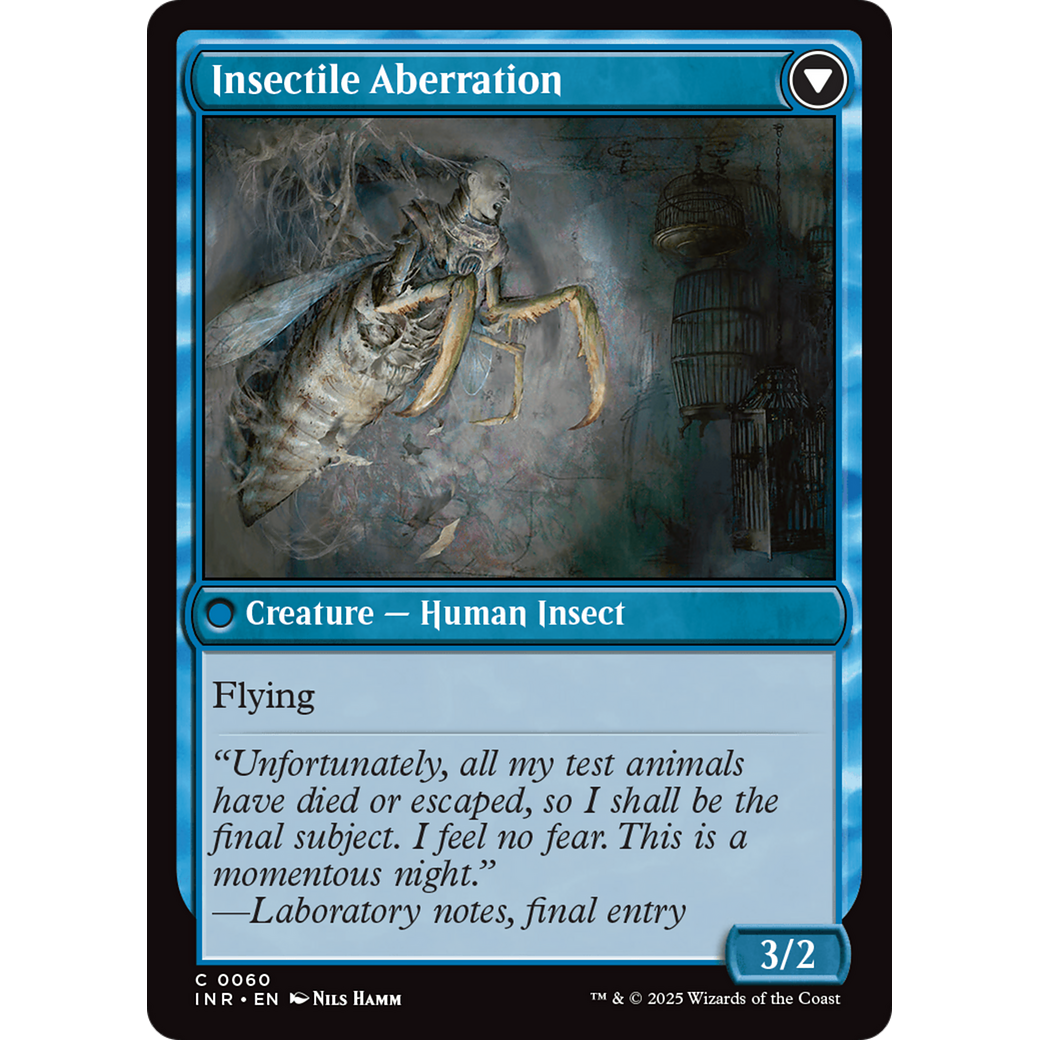 Delver of Secrets // Insectile Aberration (INR-060) - Innistrad Remastered