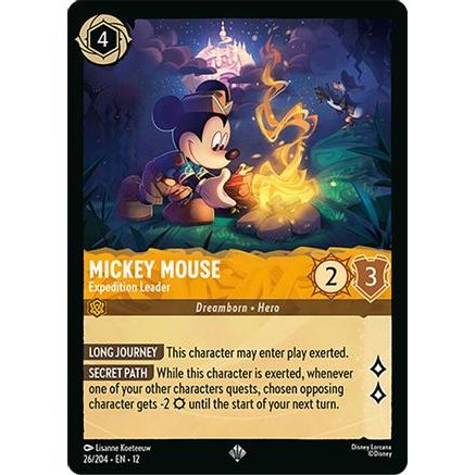 Mickey Mouse - Expedition Leader (26/204) - Wilds Unknown