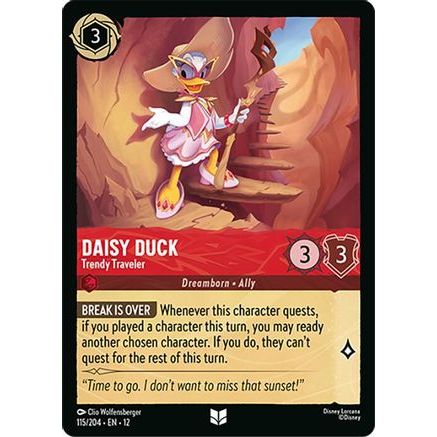 Daisy Duck - Trendy Traveler (115/204) - Wilds Unknown