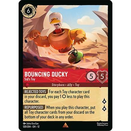 Bouncing Ducky - Sid's Toy (120/204) - Wilds Unknown Cold Foil