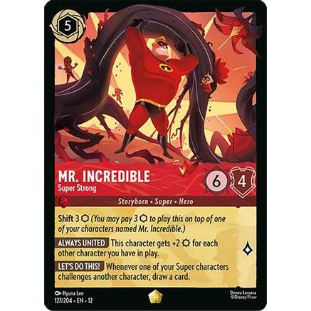 Mr. Incredible - Super Strong (127/204) - Wilds Unknown Cold Foil