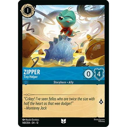 Zipper - Tiny Helper (148/204) - Wilds Unknown Cold Foil
