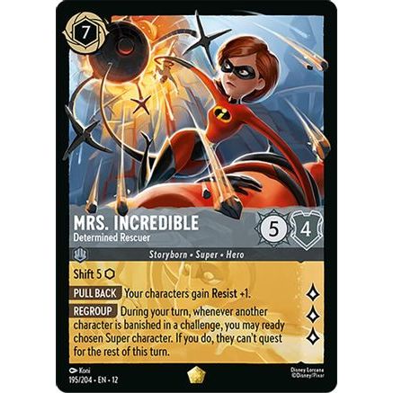 Mrs. Incredible - Determined Rescuer (195/204) - Wilds Unknown Cold Foil