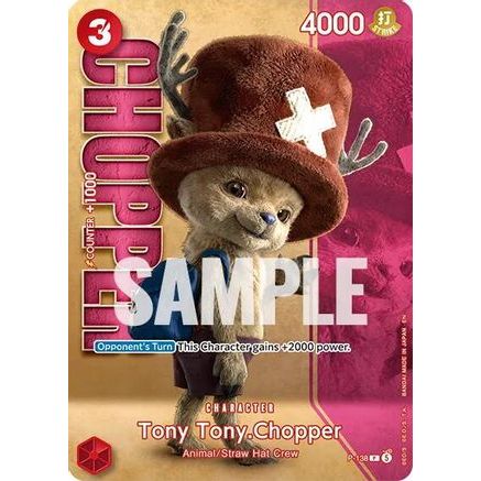 Tony Tony.Chopper - P-138 (Premium Card Collection -Live Action Edition Vol.2 Straw Hat Crew-) (P-138) - One Piece Promotion Cards Foil