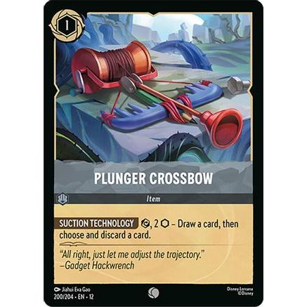Plunger Crossbow (200/204) - Wilds Unknown Cold Foil
