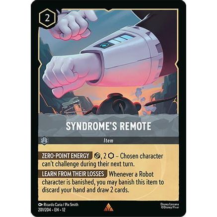 Syndrome's Remote (201/204) - Wilds Unknown Cold Foil