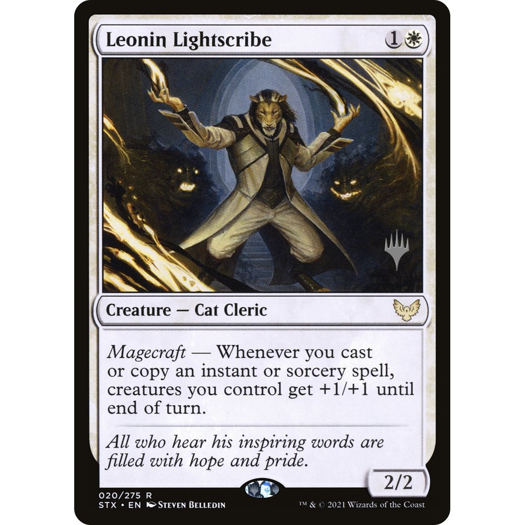 Leonin Lightscribe (PPSTX-020) - Strixhaven: School of Mages Promos