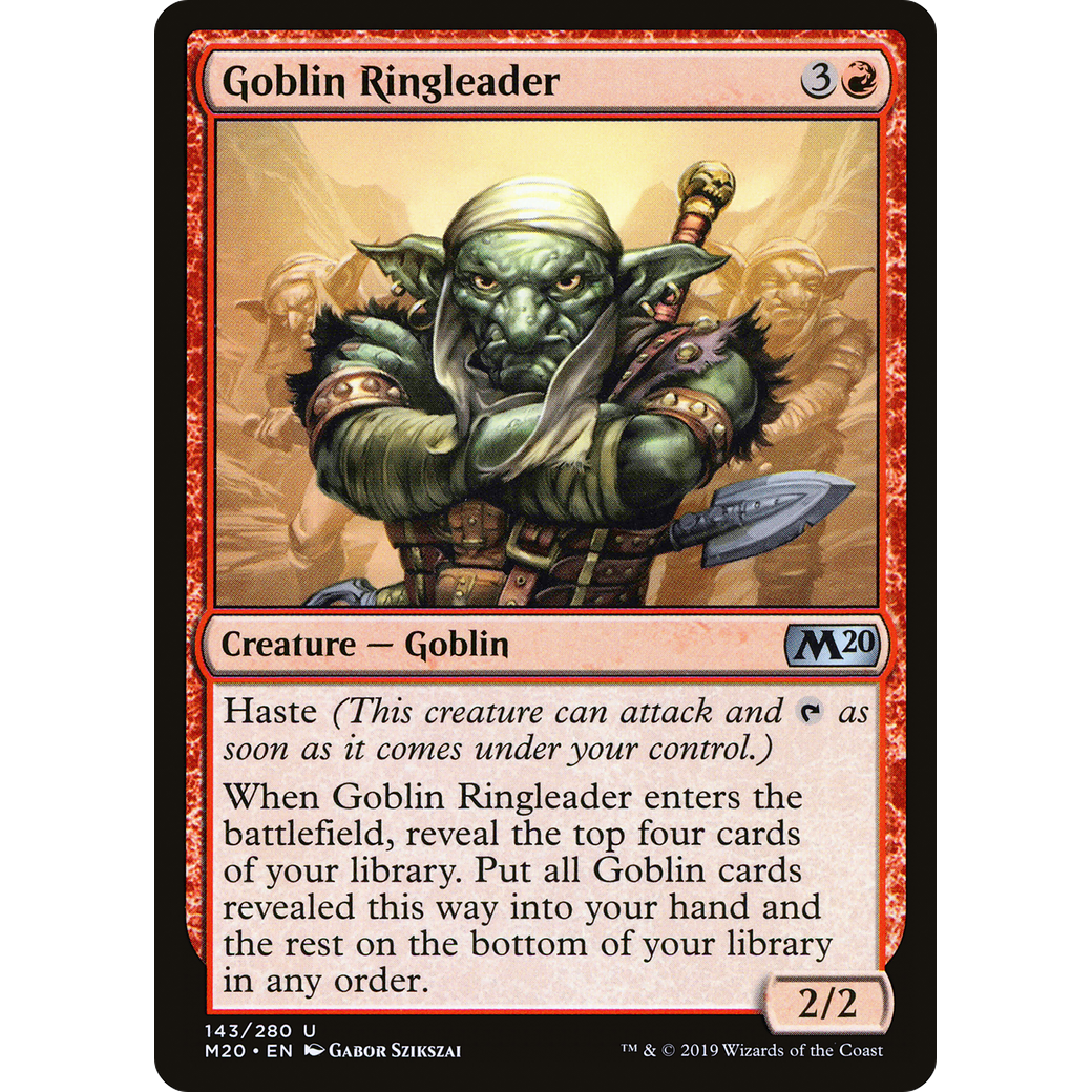 Goblin Ringleader (M20-143) - Core Set 2020 Foil