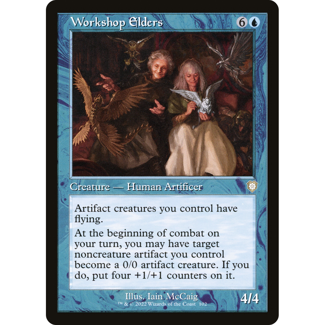 Workshop Elders (Retro Frame) (BRC-102) - The Brothers' War Commander