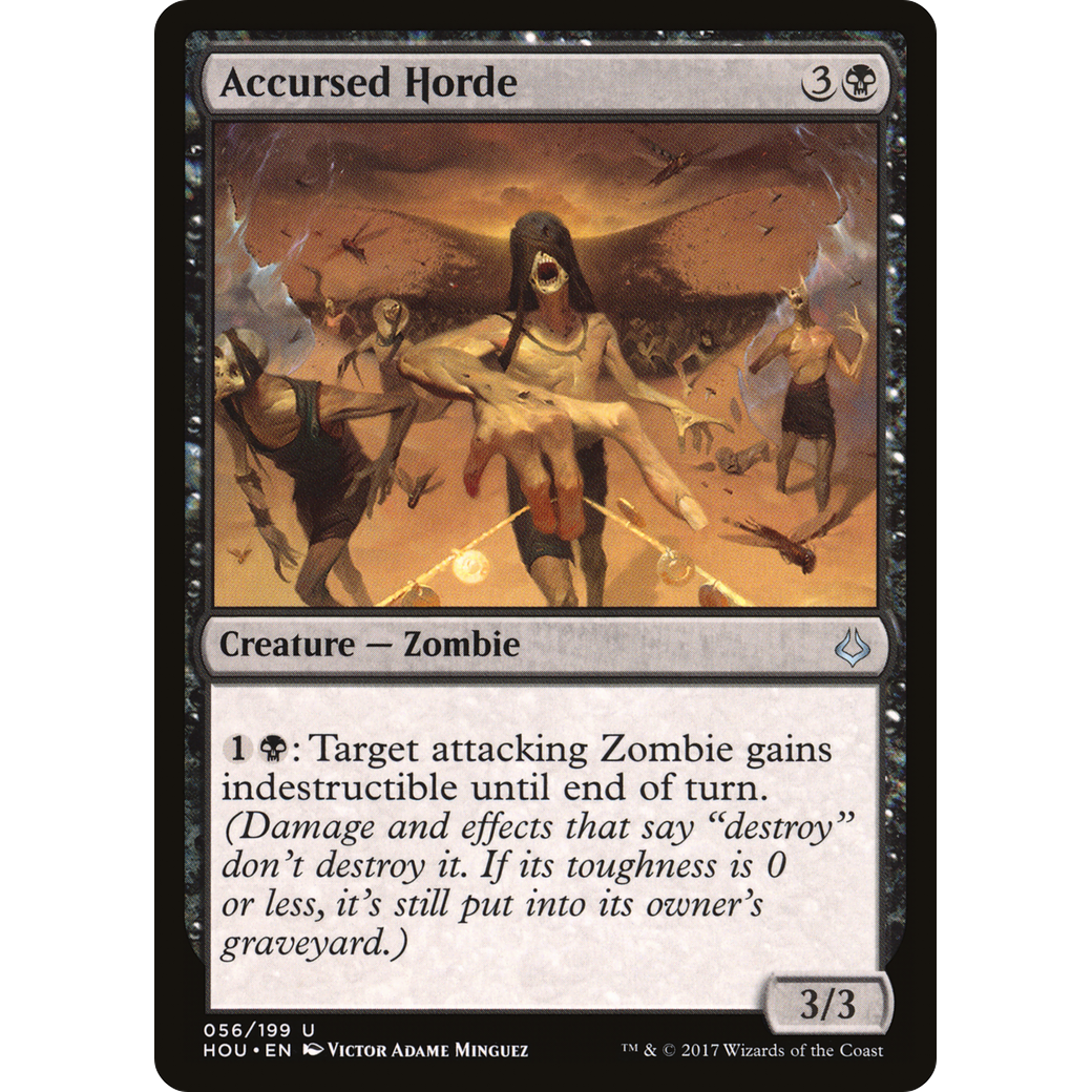 Accursed Horde (HOU-056) - Hour of Devastation Foil