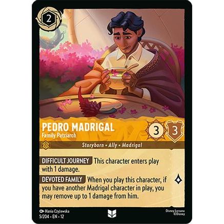 Pedro Madrigal - Family Patriarch (5/204) - Wilds Unknown Cold Foil