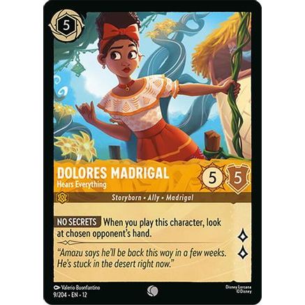 Dolores Madrigal - Hears Everything (9/204) - Wilds Unknown Cold Foil