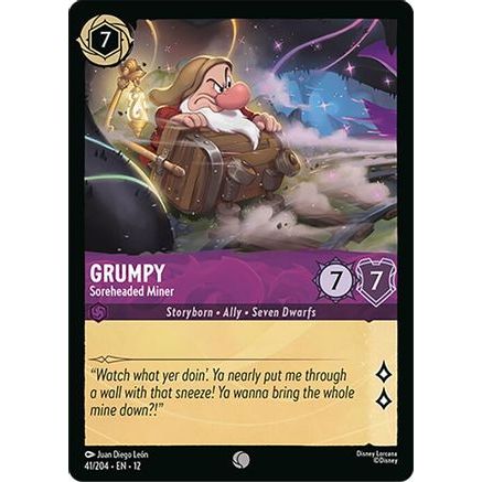 Grumpy - Soreheaded Miner (41/204) - Wilds Unknown