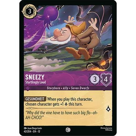 Sneezy - Startlingly Loud (42/204) - Wilds Unknown
