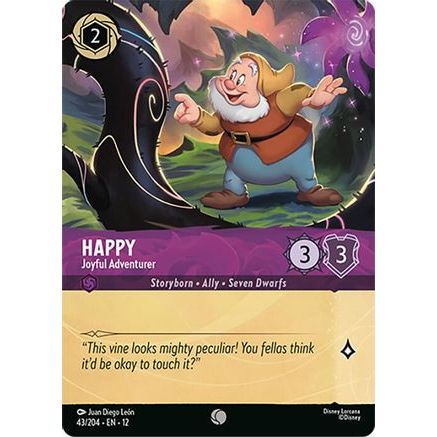 Happy - Joyful Adventurer (Foil) (43/204) - Wilds Unknown Cold Foil