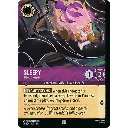 Sleepy - Deep Sleeper (Foil) (44/204) - Wilds Unknown Cold Foil