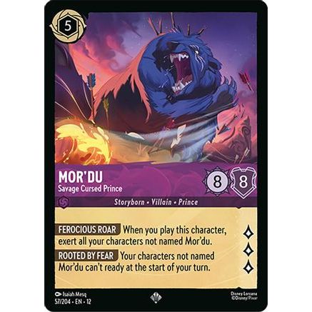 Mor'du - Savage Cursed Prince (57/204) - Wilds Unknown