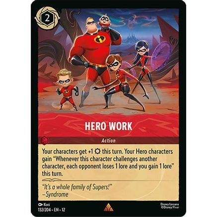 Hero Work (132/204) - Wilds Unknown Cold Foil
