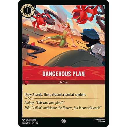 Dangerous Plan (133/204) - Wilds Unknown Cold Foil