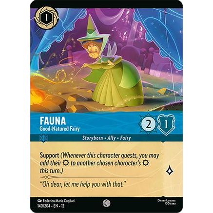 Fauna - Good-Natured Fairy (Foil) (140/204) - Wilds Unknown Cold Foil