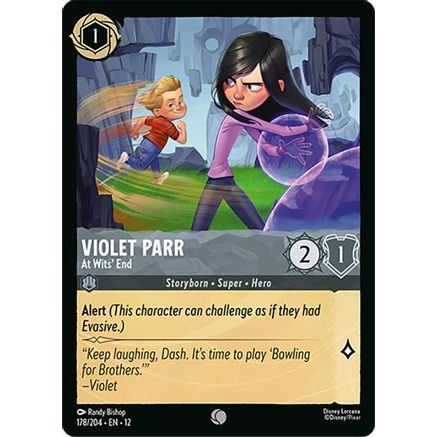 Violet Parr - At Wits' End (178/204) - Wilds Unknown Cold Foil