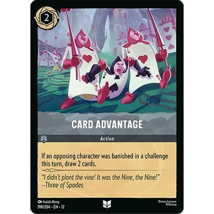 Card Advantage (198/204) - Wilds Unknown Cold Foil