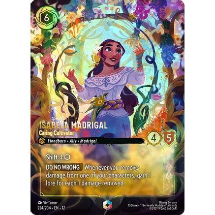 Isabela Madrigal - Caring Cultivator (Enchanted) (224/204) - Wilds Unknown Holofoil