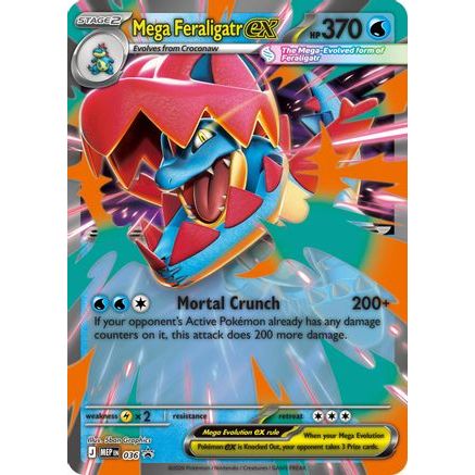 Mega Feraligatr ex - 036 36 - ME Mega Evolution Promo Holofoil