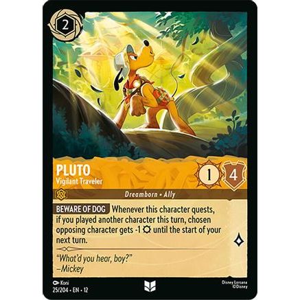 Pluto - Vigilant Traveler (25/204) - Wilds Unknown