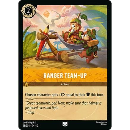 Ranger Team-Up (28/204) - Wilds Unknown Cold Foil