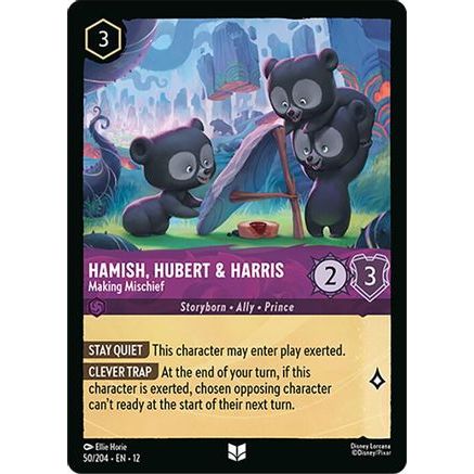 Hamish, Hubert & Harris - Making Mischief (50/204) - Wilds Unknown Cold Foil