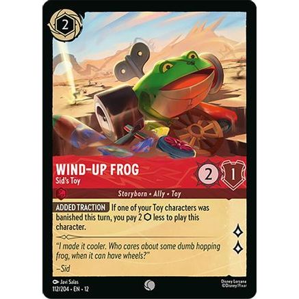 Wind-Up Frog - Sid's Toy (112/204) - Wilds Unknown Cold Foil