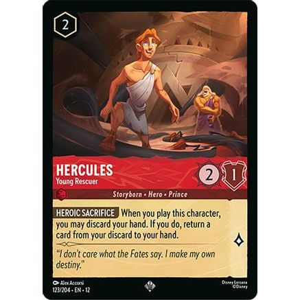 Hercules - Young Rescuer (123/204) - Wilds Unknown Cold Foil