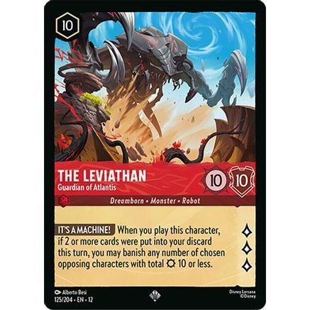 The Leviathan - Guardian of Atlantis (125/204) - Wilds Unknown Cold Foil