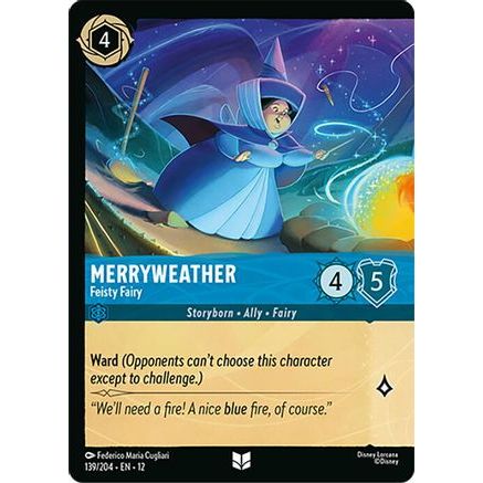 Merryweather - Feisty Fairy (Foil) (139/204) - Wilds Unknown Cold Foil