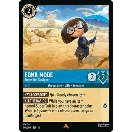Edna Mode - Super Suit Designer (149/204) - Wilds Unknown Cold Foil