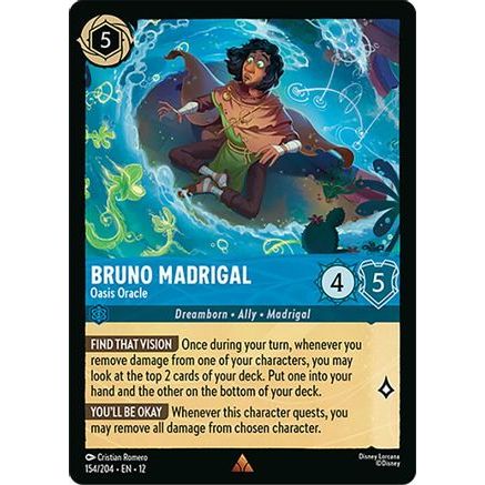 Bruno Madrigal - Oasis Oracle (154/204) - Wilds Unknown Cold Foil
