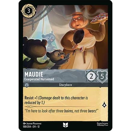 Maudie - Exasperated Nursemaid (188/204) - Wilds Unknown Cold Foil