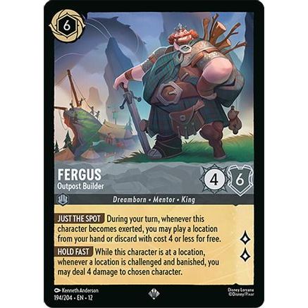 Fergus - Outpost Builder (194/204) - Wilds Unknown Cold Foil