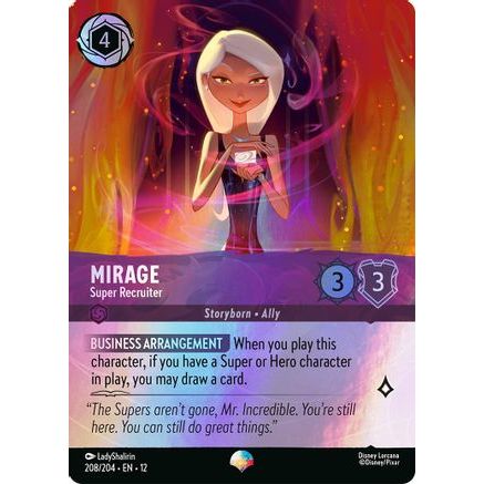 Mirage - Super Recruiter (Epic) (208/204) - Wilds Unknown Holofoil