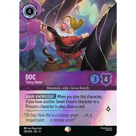 Doc - Taking Notes (Epic) (210/204) - Wilds Unknown Holofoil