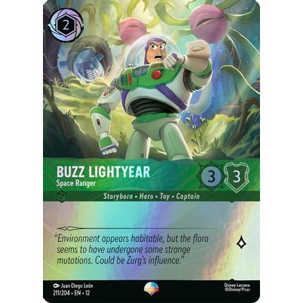 Buzz Lightyear - Space Ranger (Epic) (211/204) - Wilds Unknown Holofoil