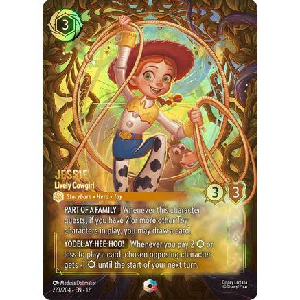 Jessie - Lively Cowgirl (Enchanted) (223/204) - Wilds Unknown Holofoil
