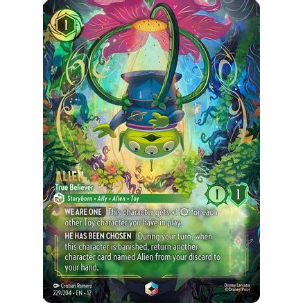 Alien - True Believer (Enchanted) (229/204) - Wilds Unknown Holofoil